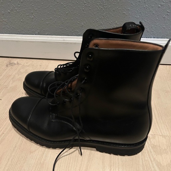 Joseph & Cheaney Men’s Trafalgar Capped Derby boot -black Calf Leather. 8 1/2 - Picture 2 of 11